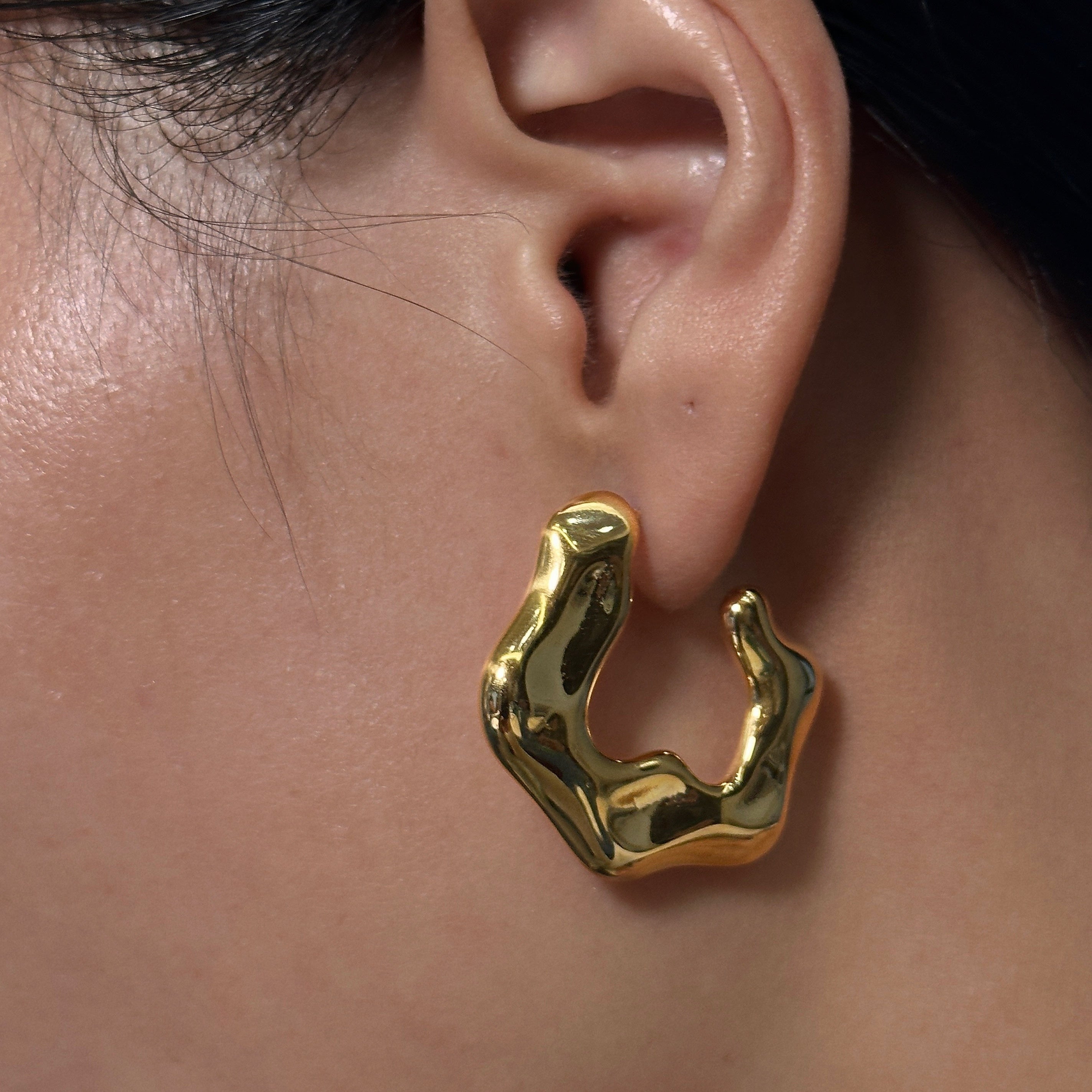 Amal Earrings - 18K Gold Plated