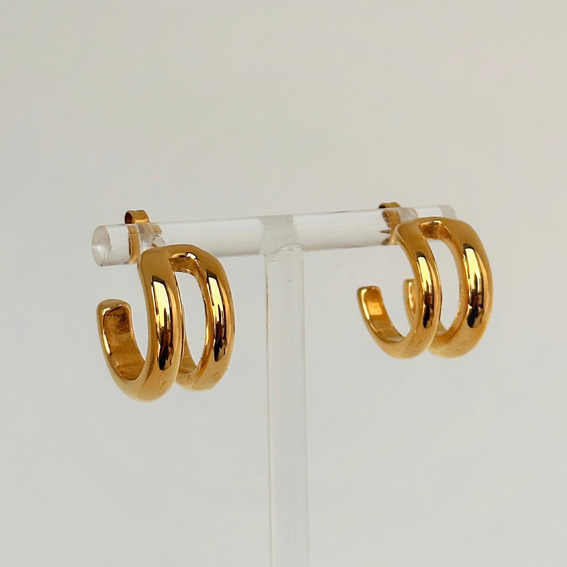 Kenza Earrings - 18K Gold Plated